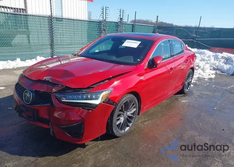 2022 Acura Ilx Premium A-Spec Packages/Technology A-Spec Packages из США, поврежденный, VIN 19UDE2F88NA002397